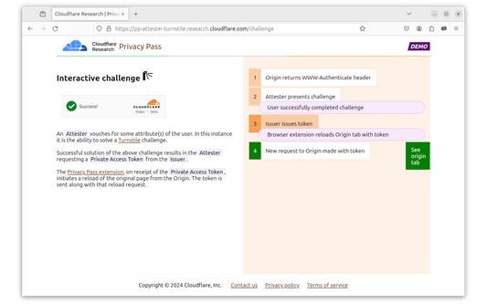 An example attester provided by Cloudflare Research.